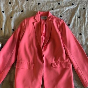 Pink blazer from Fashion Nova